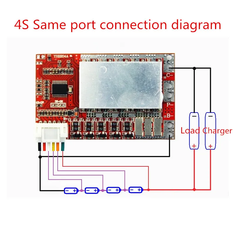 4S 50A BMS плата/55A 3,7 V литиевая батарея Защитная плата/LiFePO4 батарея BMS плата с балансом