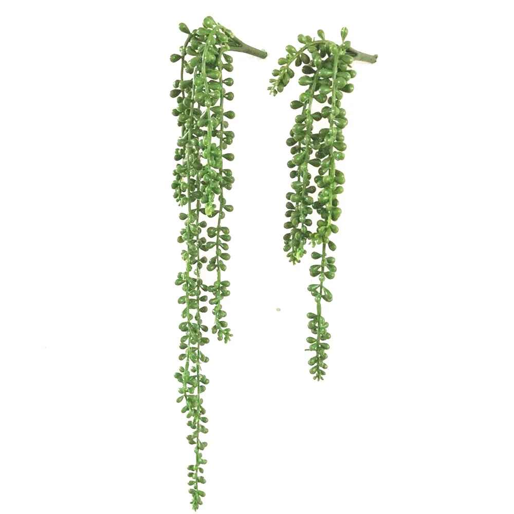 Artificial Hanging String Of Pearls Fake Succulent Plants Garden Flower Vine Lot Home Garden Supplies