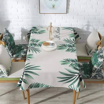 

Pastoral Printing Cotton and Linen Tablecloth Coffee Table Rectangular Cloth Hotel Round Table Tablecloth Simple Table Mat 5