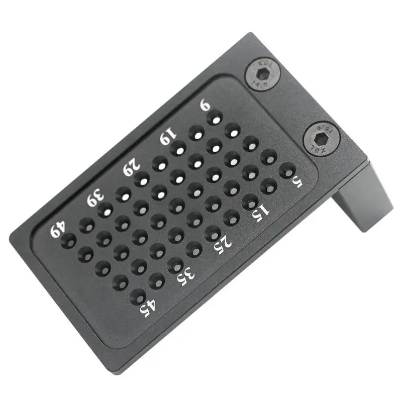 Aluminum Alloy T Type Woodworking Punching Scriber Hole Scribing Gauge Hole Positioning Crossed Gau