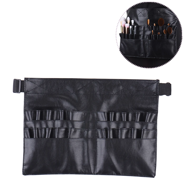 Pro Makeup Brush Display Holder Case Bag Artist Belt Strap Cosmetic Makeup Brushes PU Holder Apron Bags Beauty Makeup Tools