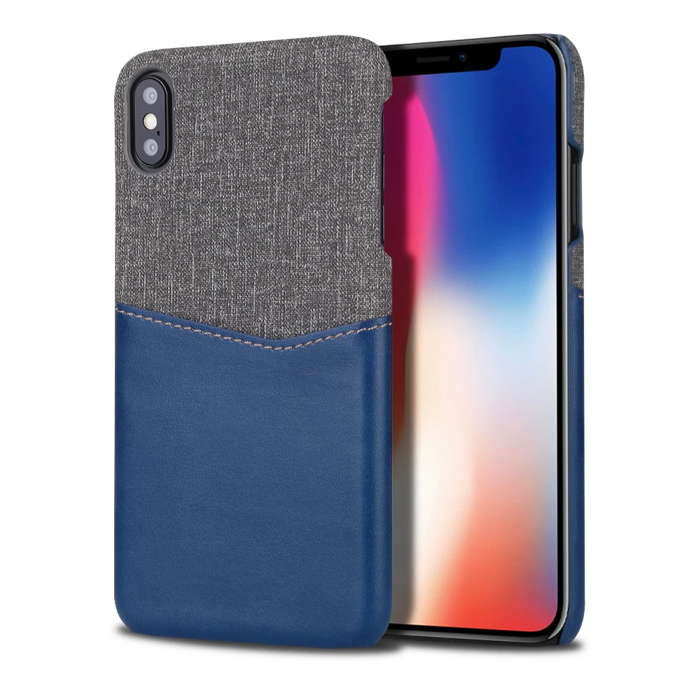 С кармашком для карт, чехлы для телефонов Apple iPhone XS Max, чехол для iPhone XR, чехол из искусственной кожи, жесткая задняя панель из поликарбоната для iPhone XS