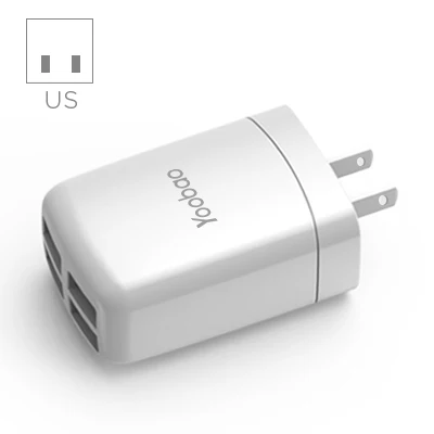 Yoobao 703 4 порта USB зарядное устройство адаптер 3.4A зарядное устройство для путешествий многопортовый концентратор зарядное устройство для мобильного телефона для IPhone samsung Xiaomi redmi - Тип штекера: YB703US-WE