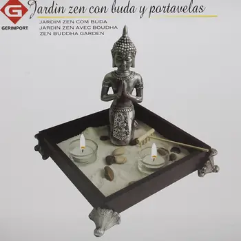 

Garden Zen with Buddha and candleholder