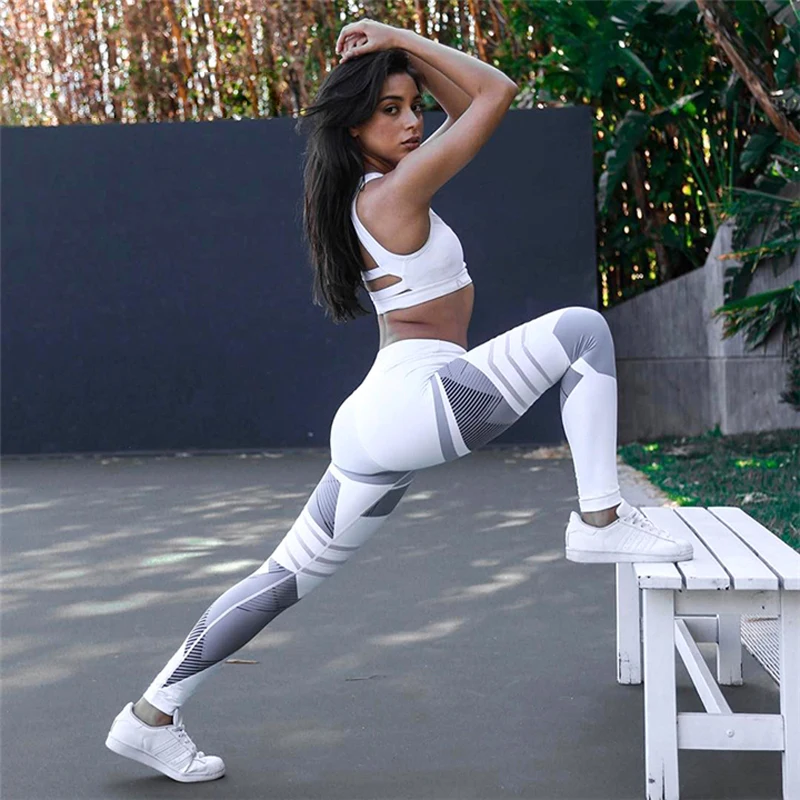 SVOKOR-Women-Leggings-Sexy-Black-Holes-High-Waist-Ankle-Length-Polyester-White-Striped-Print-Keep-Slim (2)