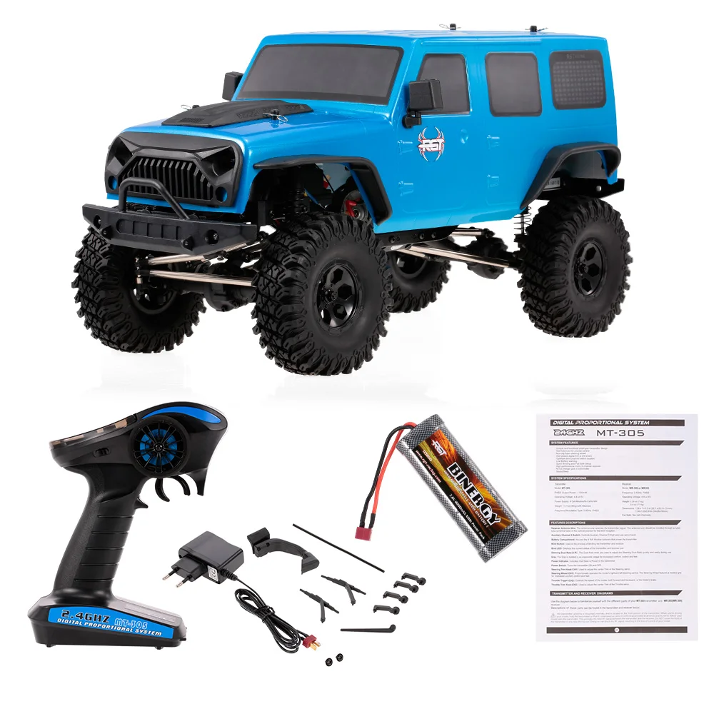 86100 Радиоуправляемый автомобиль 1/10 2,4G 4WD RC Рок Гусеничный внедорожник внедорожный monstrio грузовик скалолазание машинки радиоуправляемые игрушки