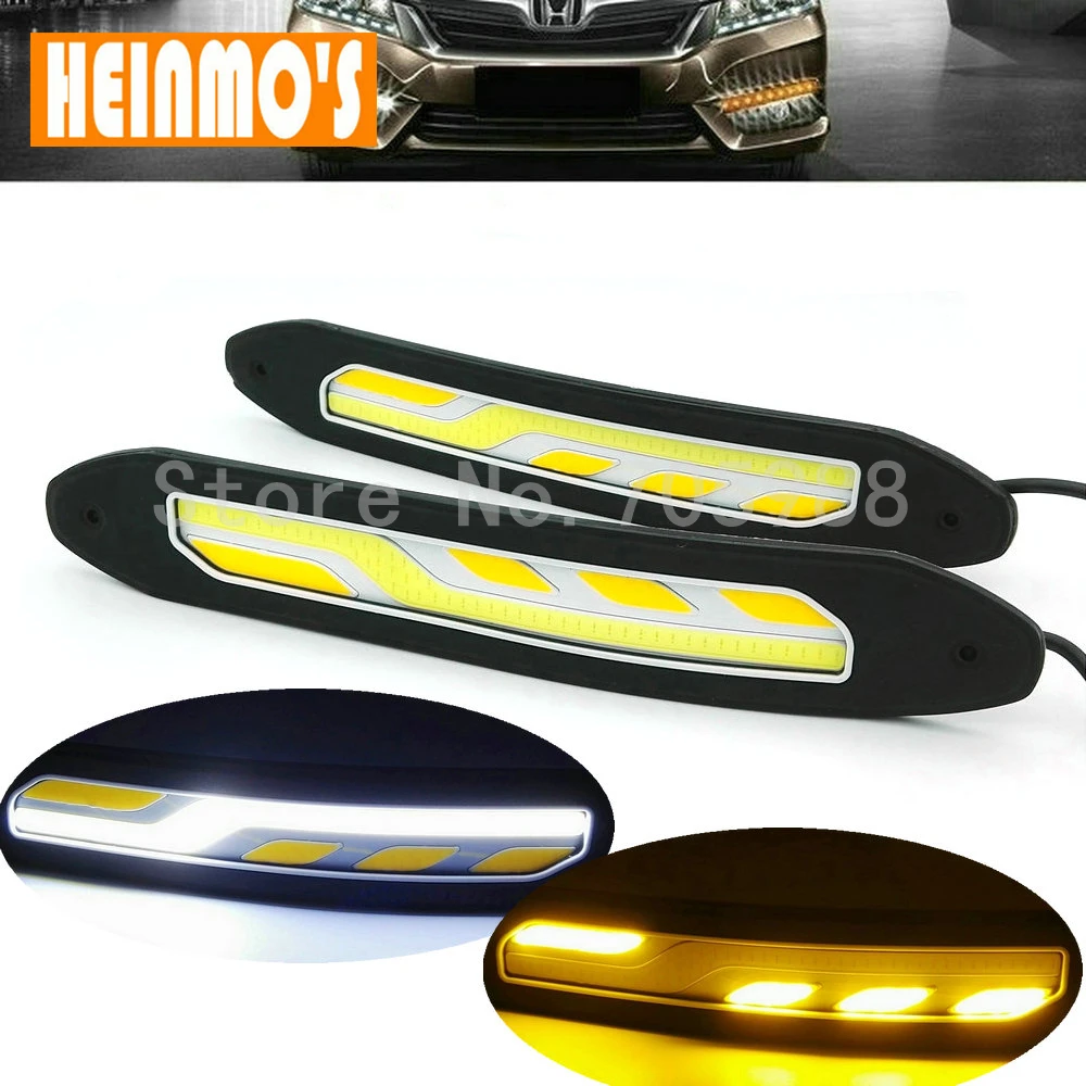 

LED DRL Flexible Daytime Running Light 100% Waterproof DRL Kit COB White Day Light LED Fog Light Driving Day Light 12v