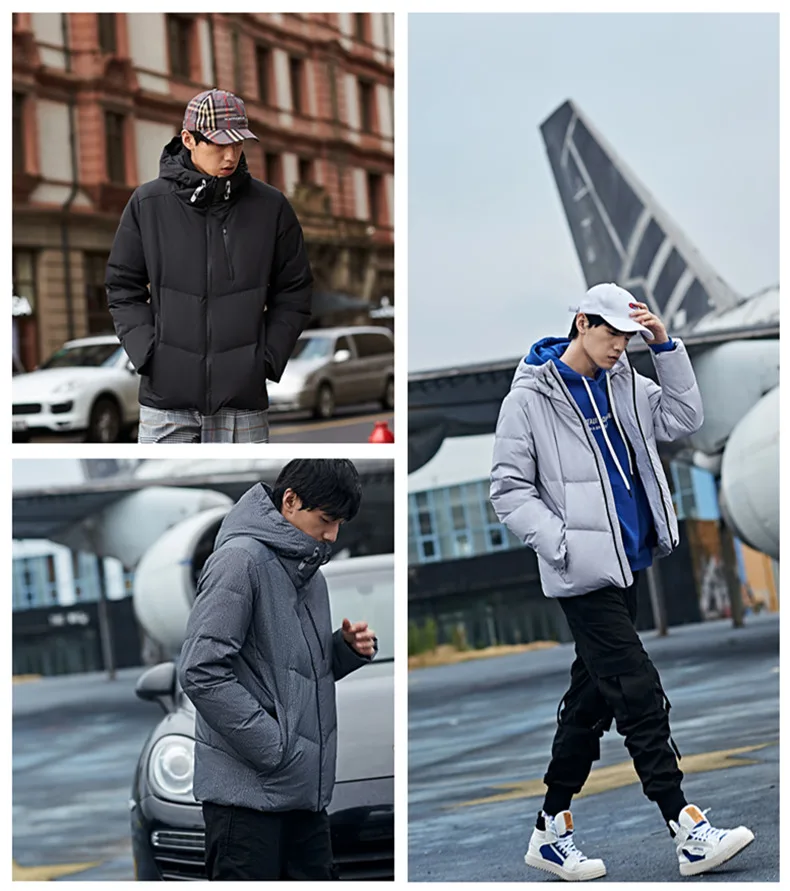 2018 New Brand White Duck Down Jacket Men Autumn Winter Warm Coat Men's Ultralight Duck Down Jacket Male Windproof Parka (6-)