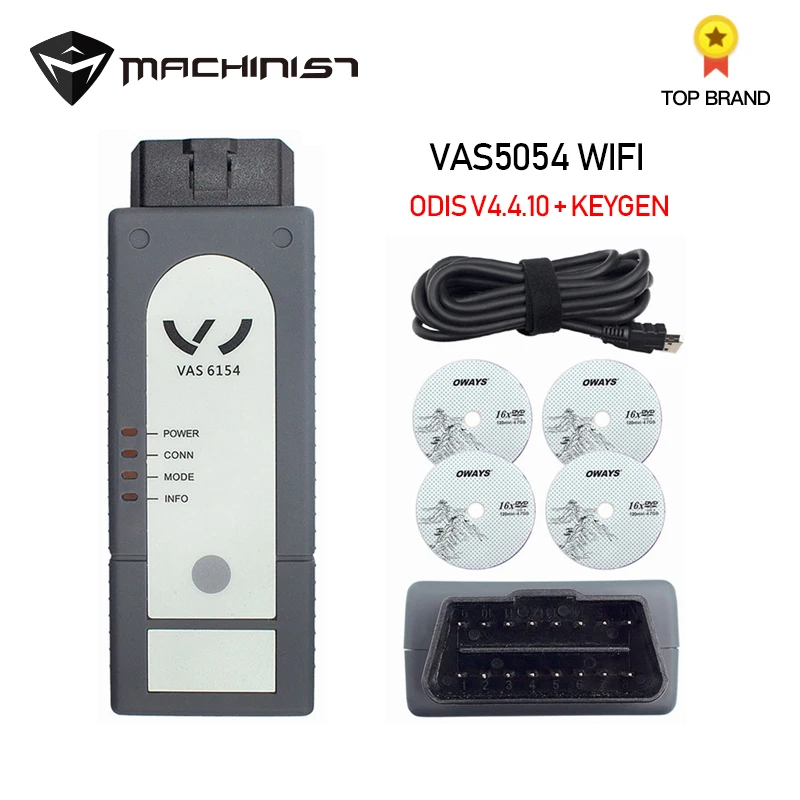 

Best VAS 6154 4.4.1 ODIS V4.4.10 OKI Full Chip VAS6154 WIFI & Bluetooth For Audi/Skoda Better Than VAS5054 Support UDS For VAG