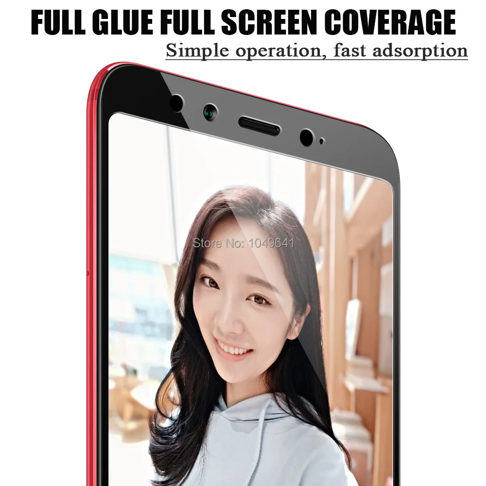 KXM1374_2_Full Coverage Glass For Xiaomi Mi A2 5.99 inch Screen Protector Protective Film