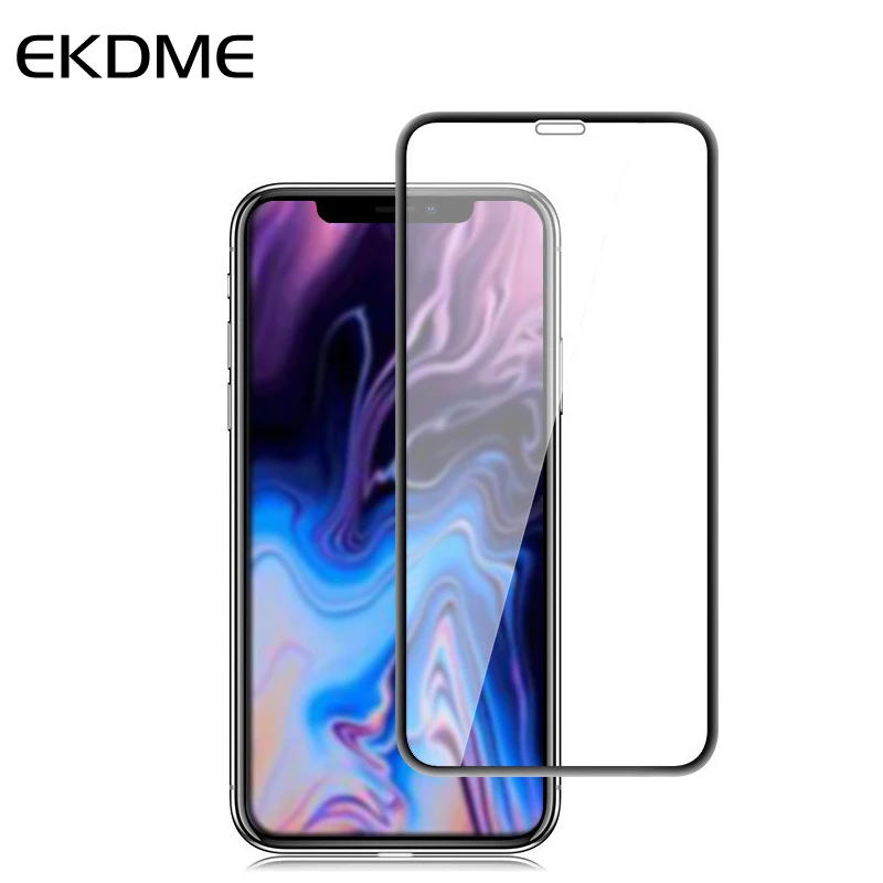 Полное покрытие закаленное стекло для iPhone Xr Xs Max Защита экрана X 8 7 6 6S Plus 5 5S SE