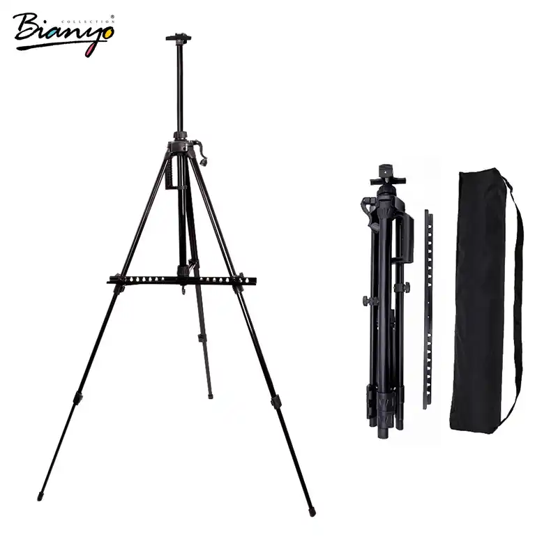 Bianyo Sketch Easel Aluminum Alloy Adjustable Metail Easel