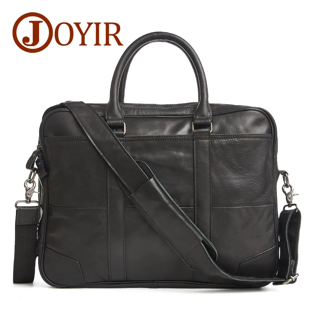 JOYIR мужской портфель из натуральной кожи повседневная мужская сумка из воловьей кожи сумка для ноутбука сумки через плечо мужская