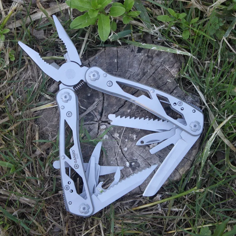 Инструменты для кемпинга на природе плоскогубцы GANZO G202 Мультитул складные G202B