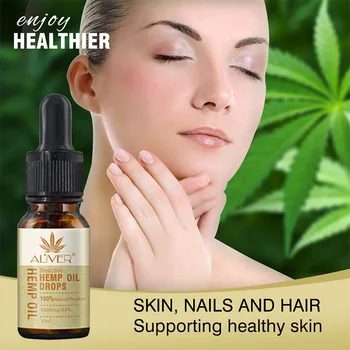

10ml Essential Oil Hemp Seed Relieve Stress Pain Easy Sleep Body Care Relax Soothing H7JP