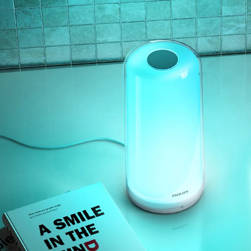 Xiaomi Mijia Smart Bedside Lamp WiFi LED Dimmable RGBW Color Smart Light 1700K-6500K 100-240V 50/60