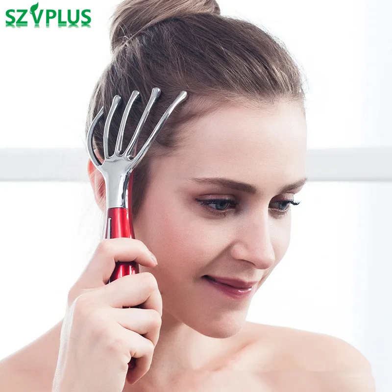 Hot Multifunctional Electric Head Neck Massager Vibrating Release head Scalp Massager Heath Care