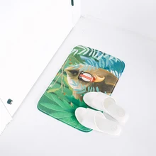 Скандинавский стиль collalily коврик с Фламинго геометрический дверь животное дверь кухни, ванной прикроватный коврик современный