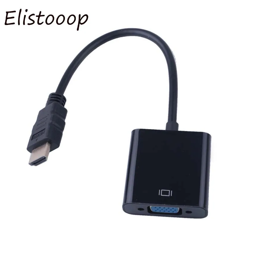 Elistooop 2018 штекер гнездо HDMI VGA видео адаптер HD TV CRT монитор для XBOX 360 PS3 3 5 мм разъем