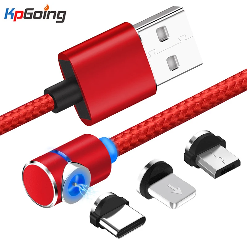 

Magnetic USB Cable for iPhone Charging USB Type C Cable Magnet Charger Data Charge Micro USB Cable Mobile Phone Cable USB Cord