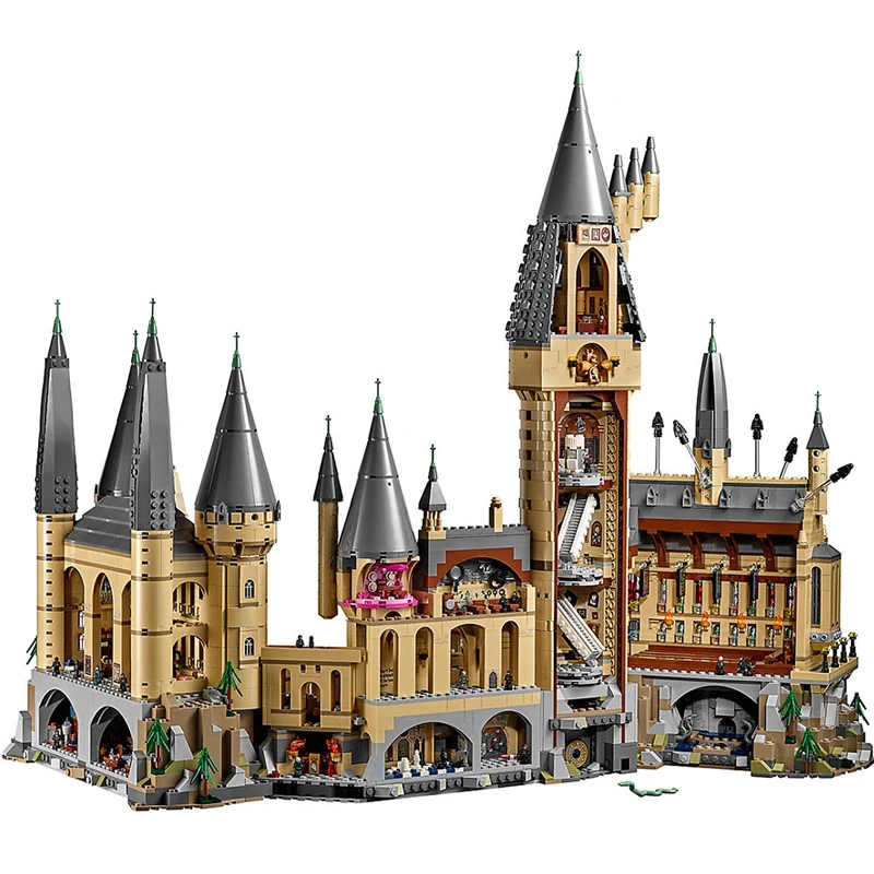 

Harry Magic Potter Hogwarts Castle School Compatible Legoing 71043 Building Block Brick Educational Toys For Boys Figure Models