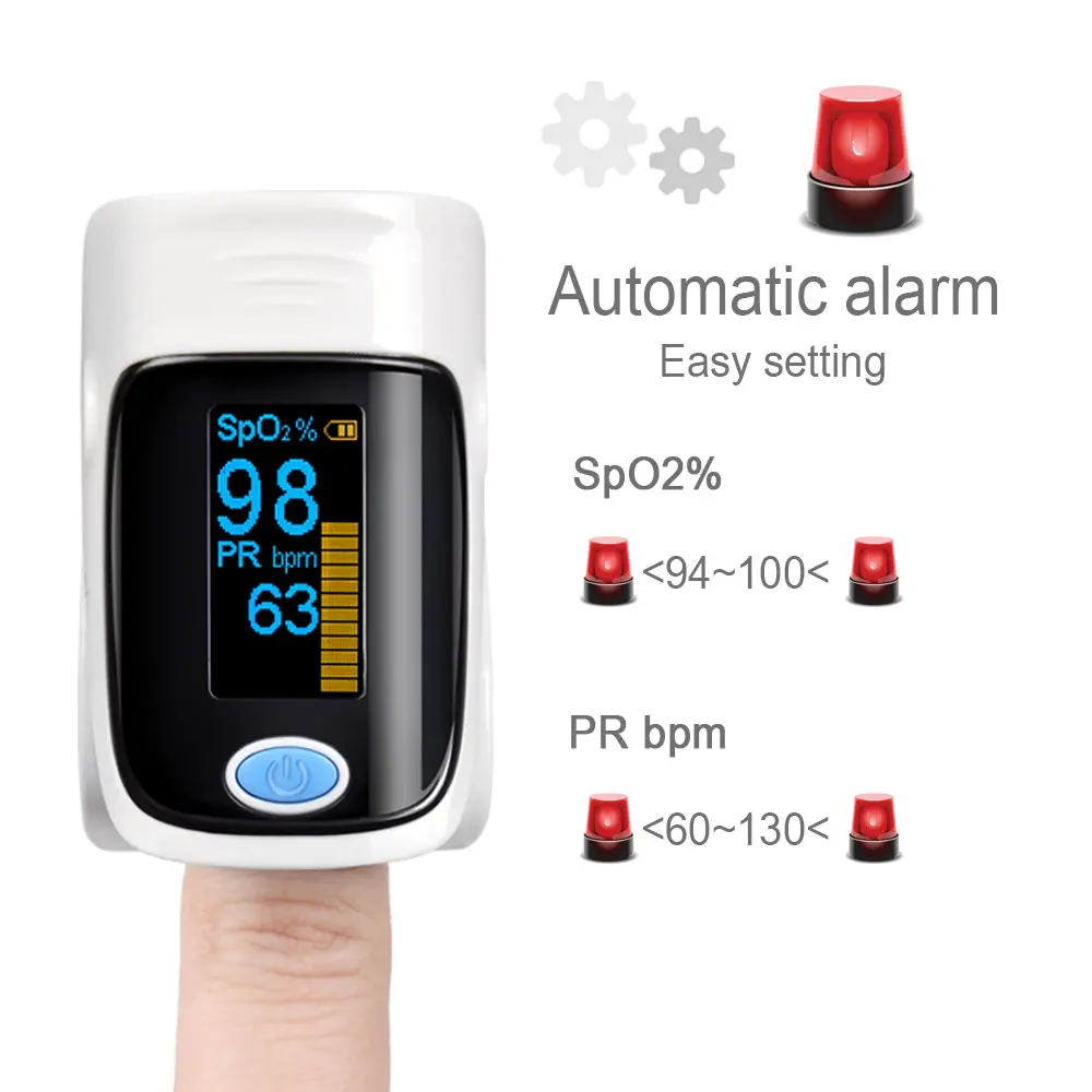 Забота о здоровье SH-C2 FDA CE OLED дисплей кончиком пальца Пульсоксиметр, насыщение крови кислородом SpO2 оксиметр монитор