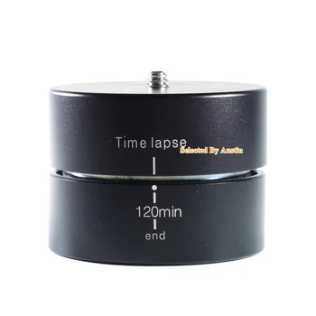 

360 degree Panning Rotating Drift Time Lapse Stabilizer Egg Timer with Adapter For Tripod Head Gopro Phone Sport Camera