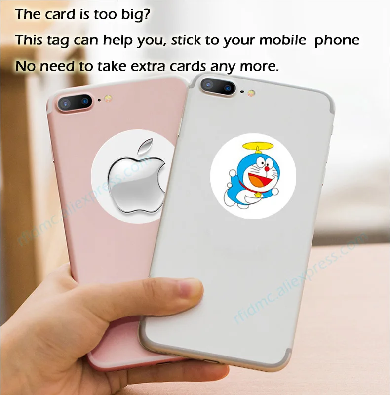 

13.56Mhz UID Changeable Mobile Phone Tags Sticker RFID Anti Metal Interference Block0 Writable Proximity Card Rewrite Copy Clone