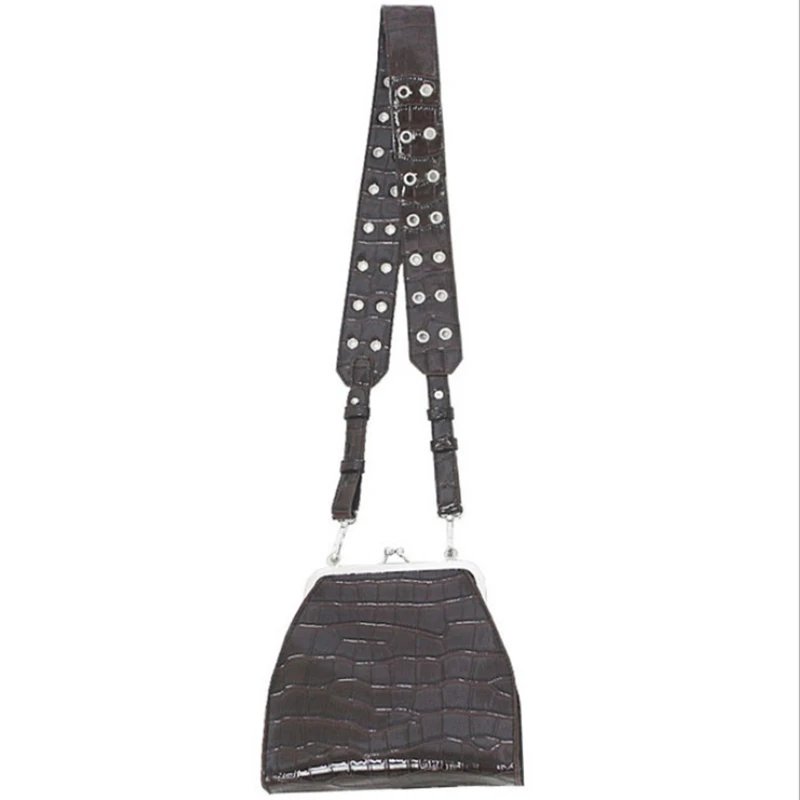 

Vintage Crocodile Pattern Messenger Women Luxury Alligator Shoulder Crossbody Bags Designer Croc Pu Leather Women Flap Bags Ch