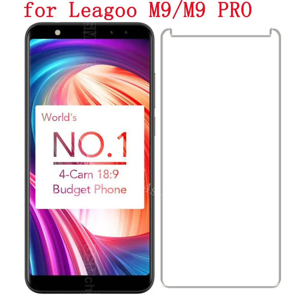 

LEAGOO M9 Tempered Glass 100% Good Quality Premium 9H Screen Protector Film for LEAGOO M9+filling liquid