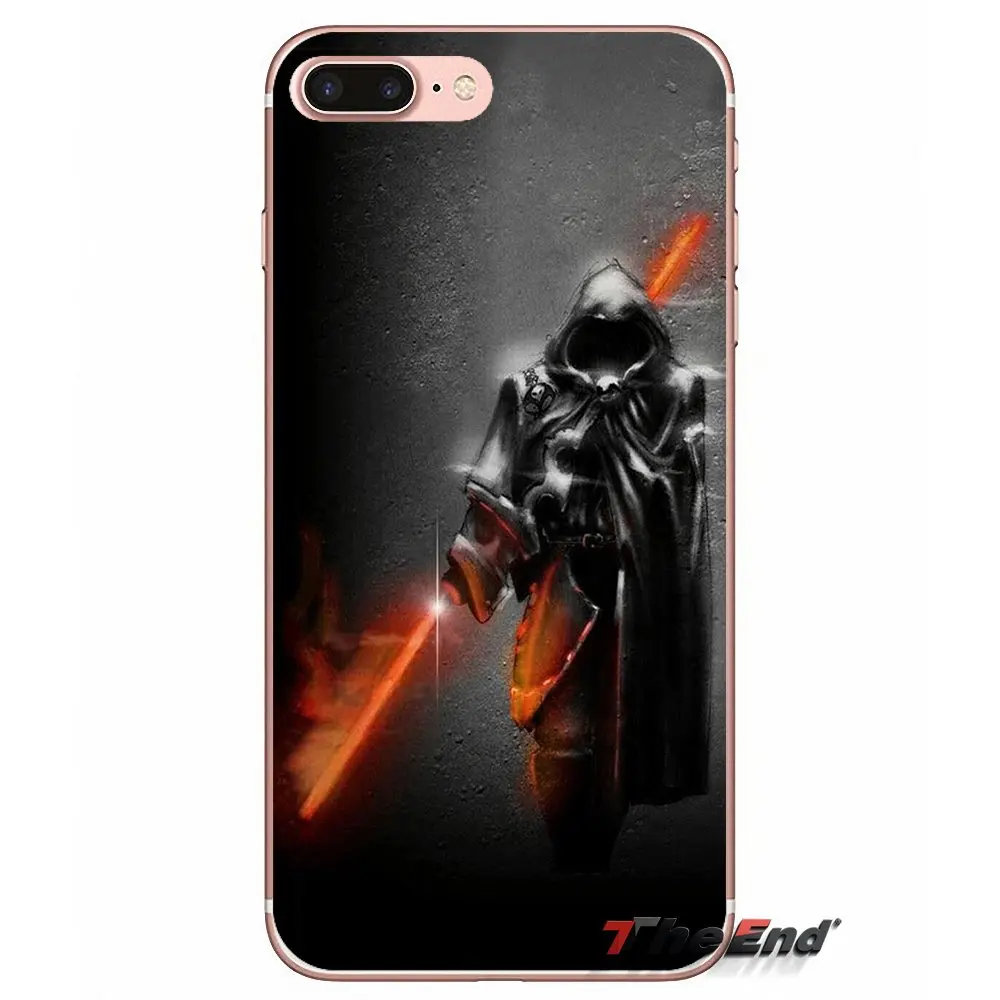 Звездные войны джедай мягкий чехол для мобильного телефона Apple iPhone X 4 4S 5 5S SE 5C 6 6S 7 8