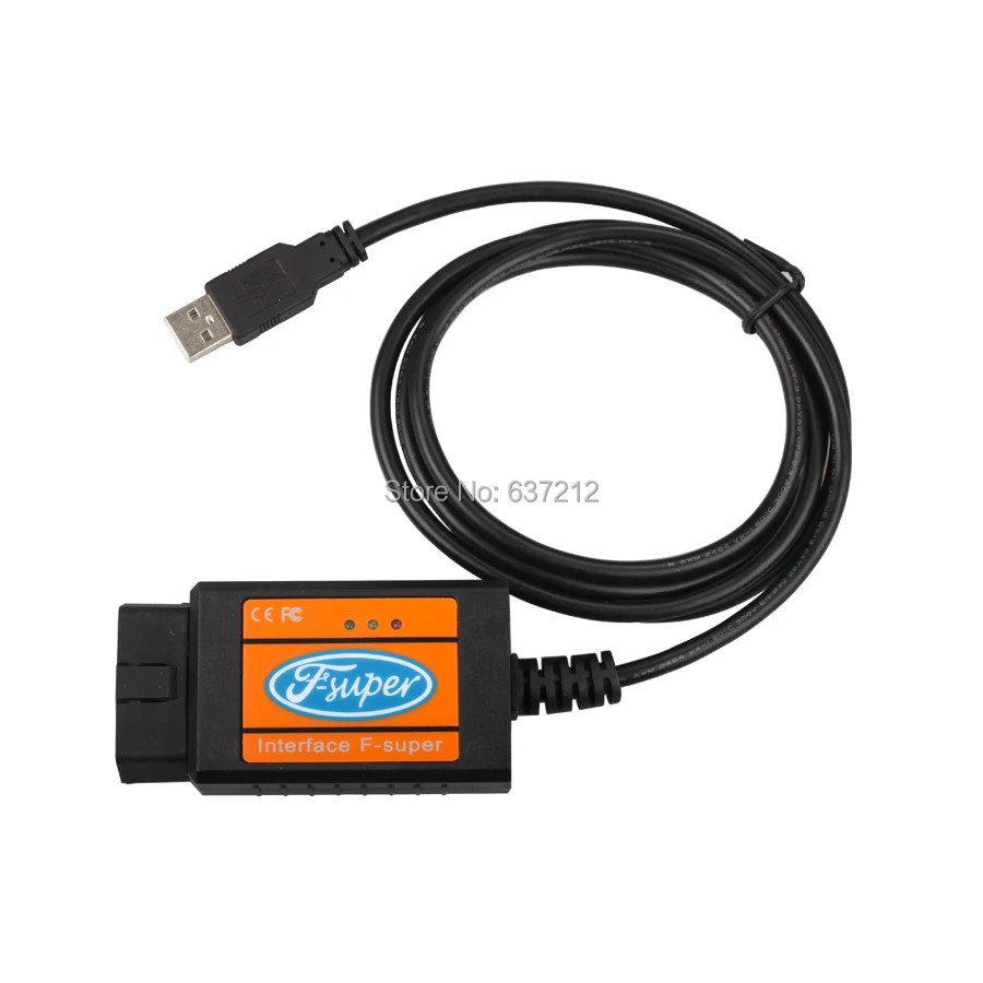 Для Ford Fo-cus/Fusion/Mon-deo/Fiesta/KA/Transit) USB интерфейс для Ford сканер F-Super сканирующий инструмент бензин+ дизельный автомобиль