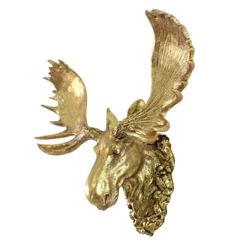 

European animal wall decoration wall moose fashion club den wall mural pendant coco