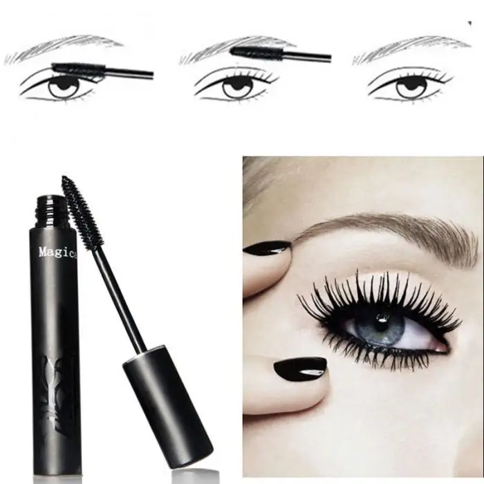 Magical Halo Eye Makeup Lengthening Lasting Thick Enhance Curling Mascaras Waterproof-MS