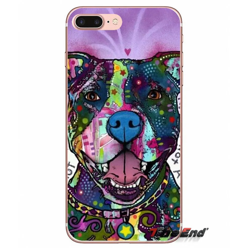 Щенок Pitbull собак картина силиконовый чехол для huawei G7 G8 P7 P8 P9 Lite Honor 4C 5X 5C 6X Коврики 7 8