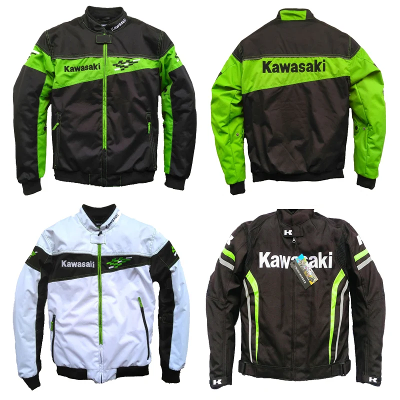 

Wholesale 5pcs Protective Pad Winter Jacket Men For Kawasaki Motorcycle Racing Jackets Chaqueta Moto Mujer Hoodies Motorbike