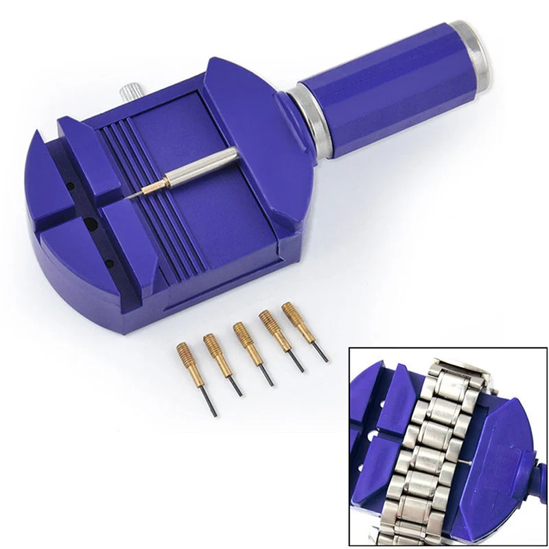 

Bracelet Wrist Smart Watch Band Adjuster Repair Tool Set Link Strap Remover 5 Pins
