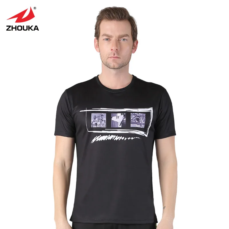 2019 Nuovo di Alta qualità di marca di Abbigliamento Sportivo T-Shirt da uomo casual manica corta o-collo di modo stampato pantaloni di Addestramento del cotone T Shirt