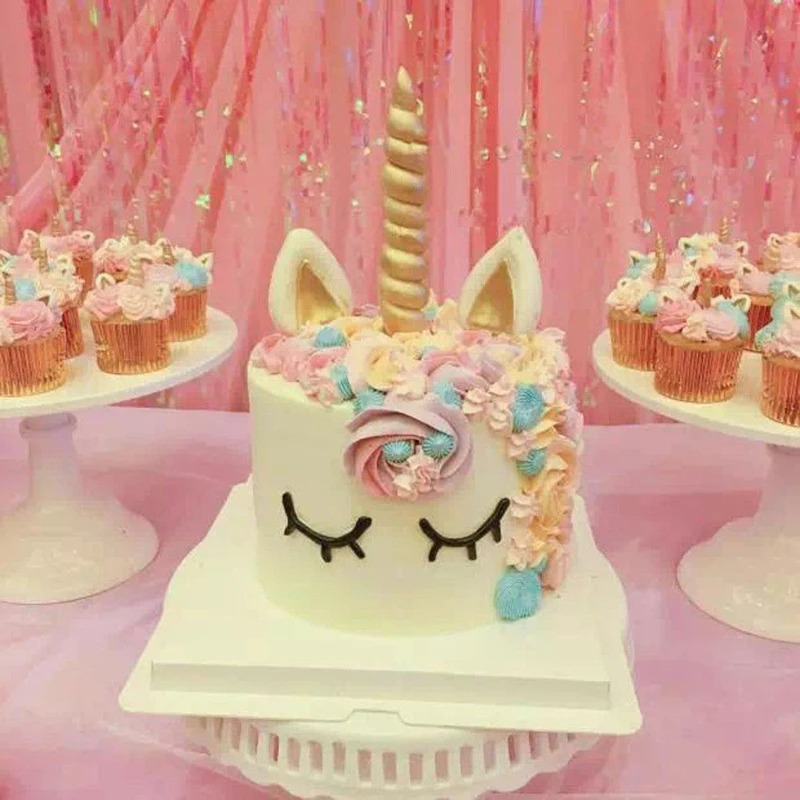 3D Unicorn Baby Birthday Silicone Cake Mold Fondant Sugarcraft Mould Baking Tool