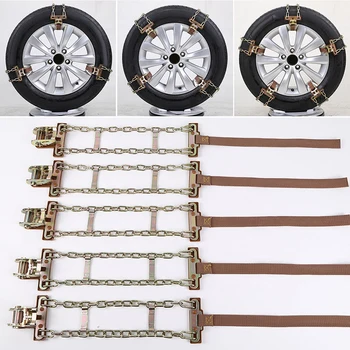 

Car Truck SUV Tire Chain Snow Ice Mud Tyre Chain Anti-skid Metal Universal High Quality Durable Useful Practical Accessories