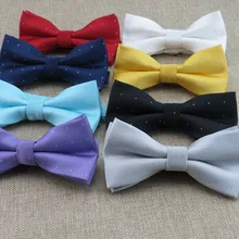 10 шт./лот) полиэстер мужские галстук-бабочка/белоснежными пятнами с узорами в горошек/для отдыха, для мальчиков одежда в официальном стиле для бантик цветастый