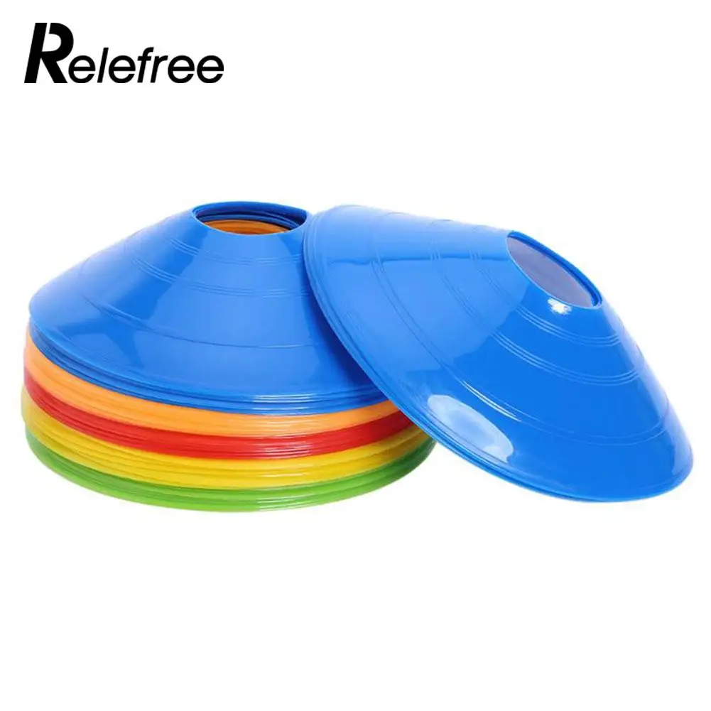

PE 5pcs Prop Court Soccer Marker Disc Football Training Barrier Convenient Beginner Marker Cones Outdoors Marking