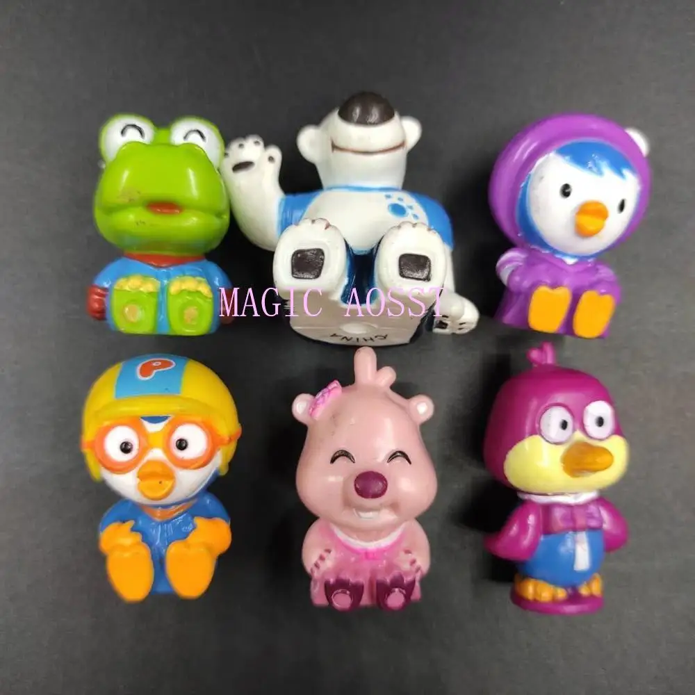 Разница 5 шт./компл. оригинальный корейский Pororo фигурка пингвина игрушка|Игровые