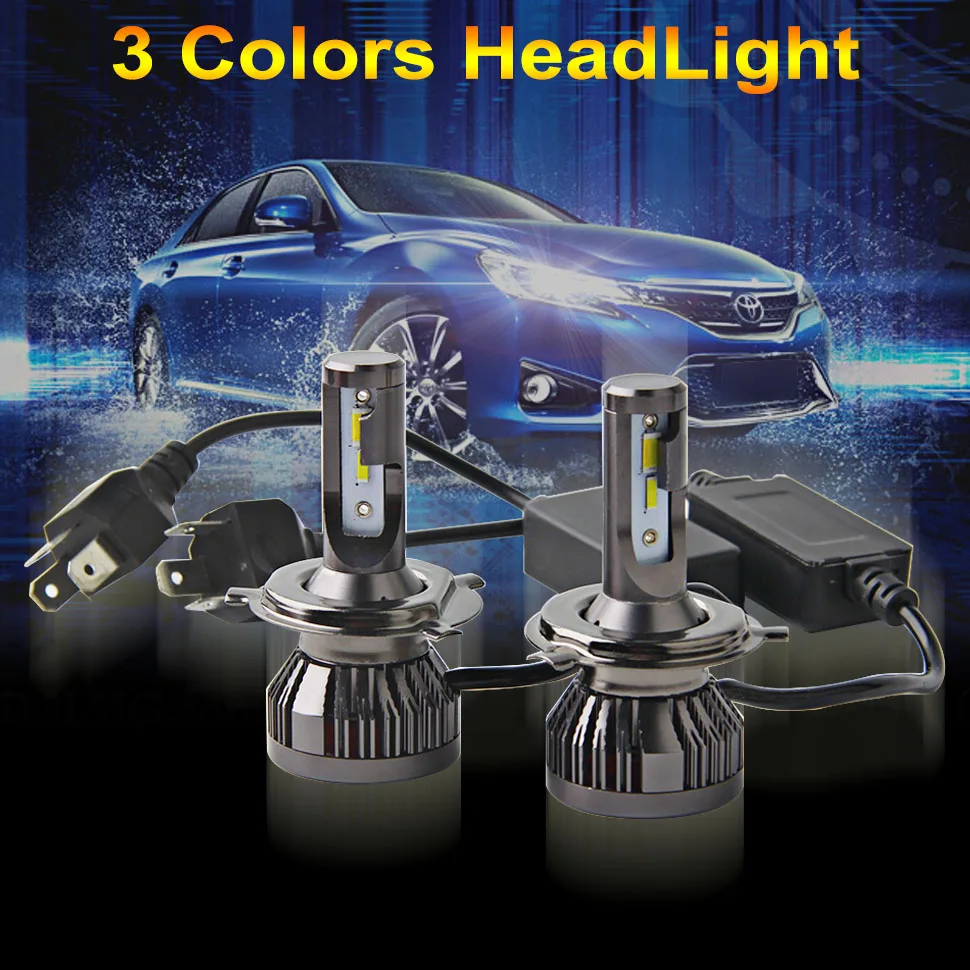 2PCS Auto H4 LED H7 H11 H8 9006 HB4 H1 H3 HB3 K1 Car Headlight Bulbs ZES 100W 10000LM Automobiles Lamp 6500K 12V 4300K 3000K LED 2PCS Auto H4 LED H7 H11 H8 9006 HB4 H1 H3 HB3 K1 Car Headlight Bulbs ZES 100W 10000LM Automobiles Lamp 6500K 12V 4300K 3000K LED