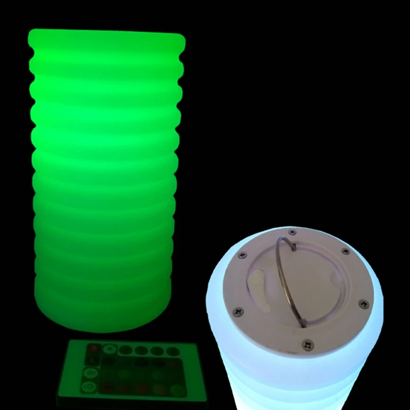 D11*H20cm Led Table Lamps Rechargeable Cordless Outdoor LED Lighted Color Changing Plastic Remote Control vanity light 20pcs/Lot | Освещение