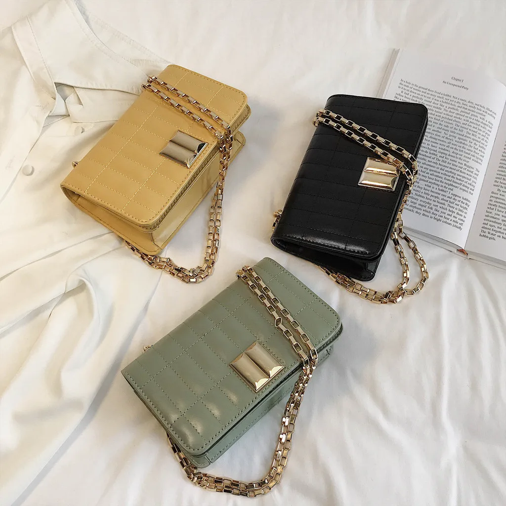 

Women's Fashion Wild Slant Bag Single Shoulder Bag Purse Messenger Bag in buckets for women 2019