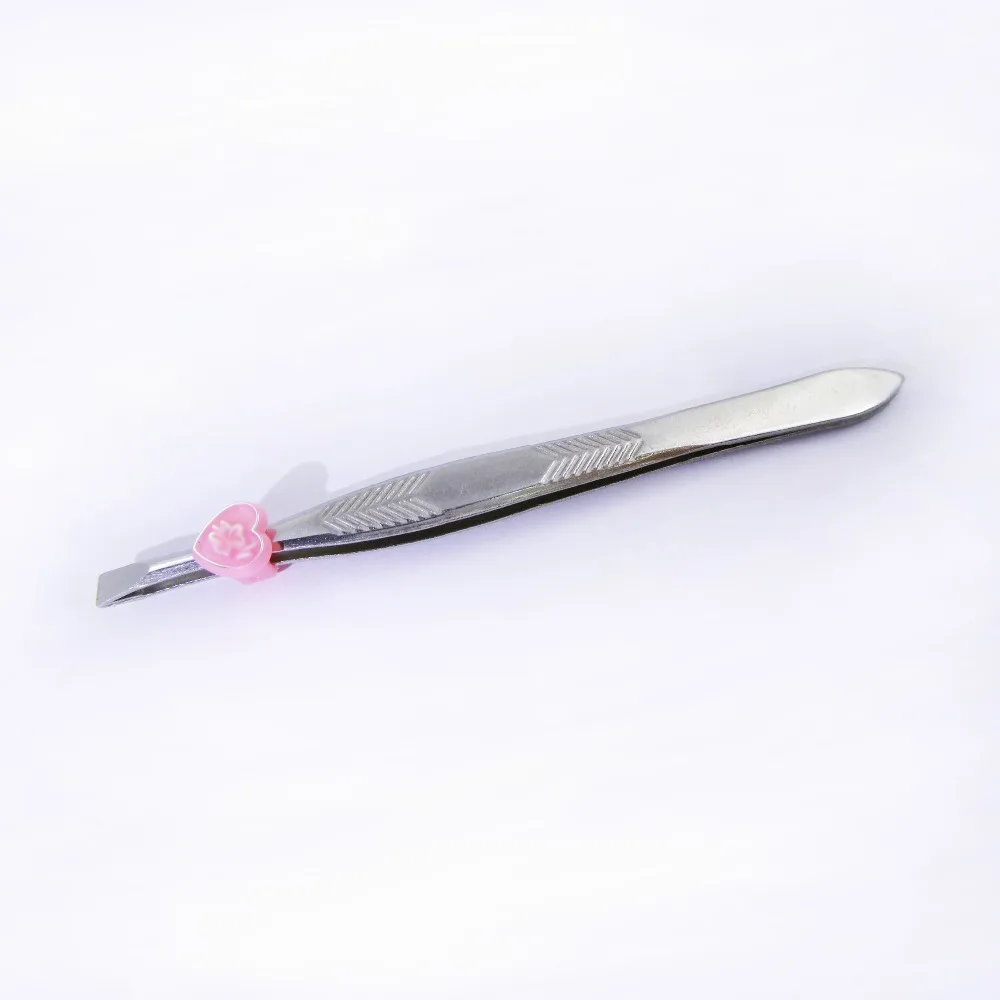 AddFavor, 2 шт., пинцет для удаления волос с наклонным кончиком, для бровей, накладные ресницы, зажим для ресниц, профессиональные косметические ресницы, инструменты для макияжа