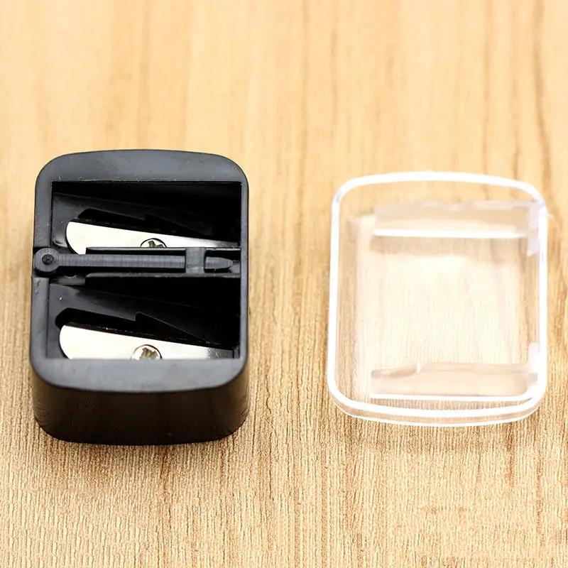 

Double Holes Cosmetic Sharpener Useful Pencil Sharpener For Cosmetic Brush/Eyeliner Pencil/Makeup Pencil