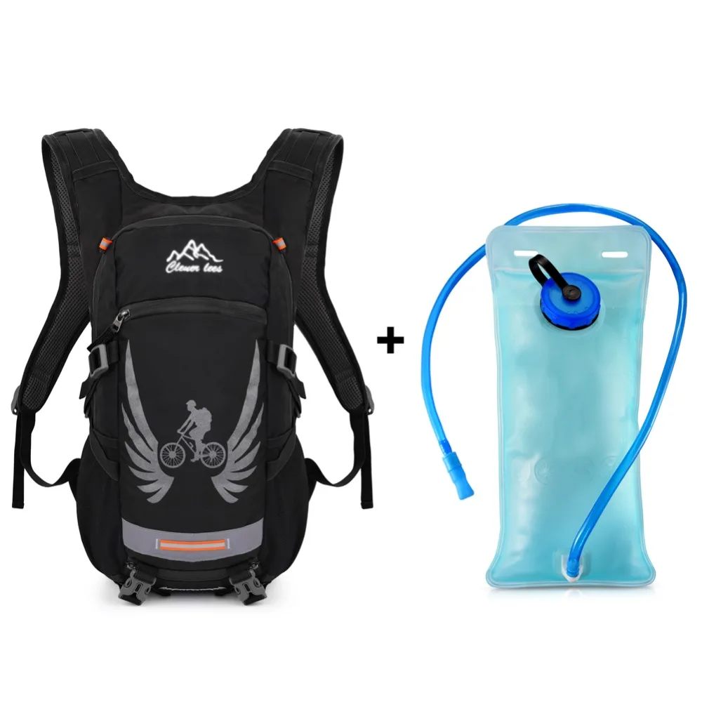 

Vbiger Hydration Pack Men's Backpacks with 2 L Water Bladder Water Resistant Backpack High Quality Nylon bags for Traval Lovers