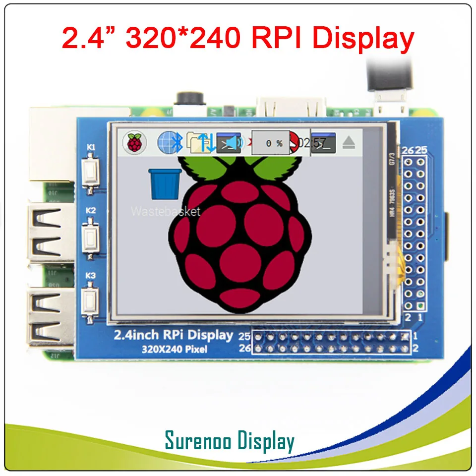 

2.4 / 2.8 inch 320*240 Touch Panel TouchScreen TFT LCD Module Screen Display for Raspberry Pi GPIO Input